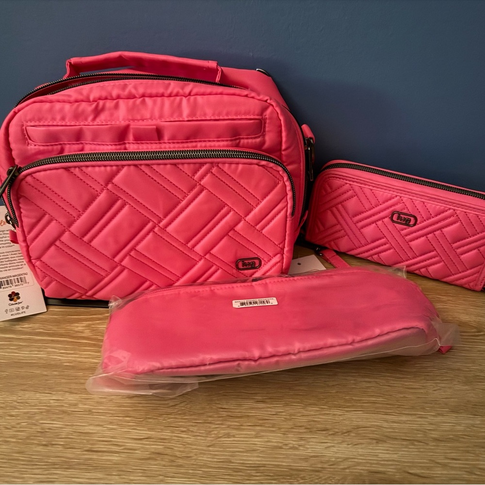 Lug Magenta Set- Ranger Mini, Dolly Short, Whirly Wallet